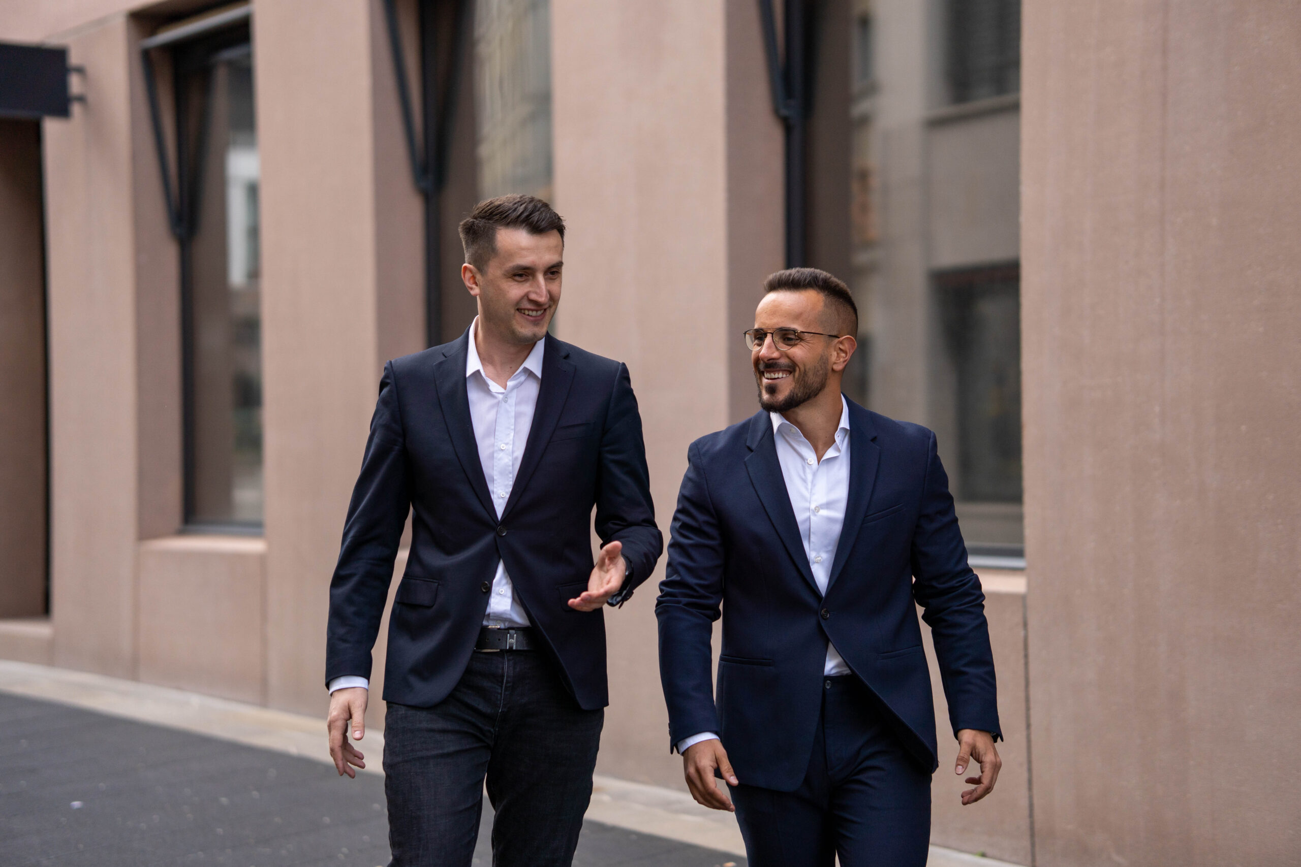 Bekim und David zusammen Bekim und David zusammen